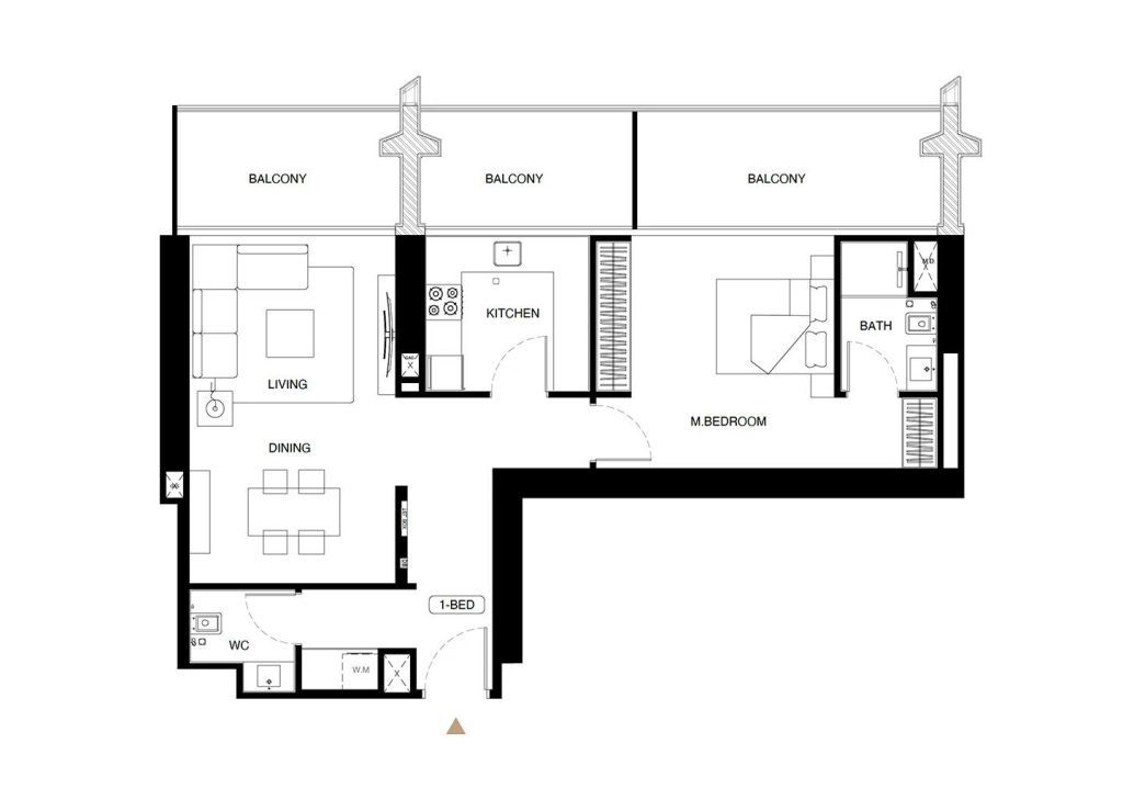 0011-starlight_layout_one_bedroom
